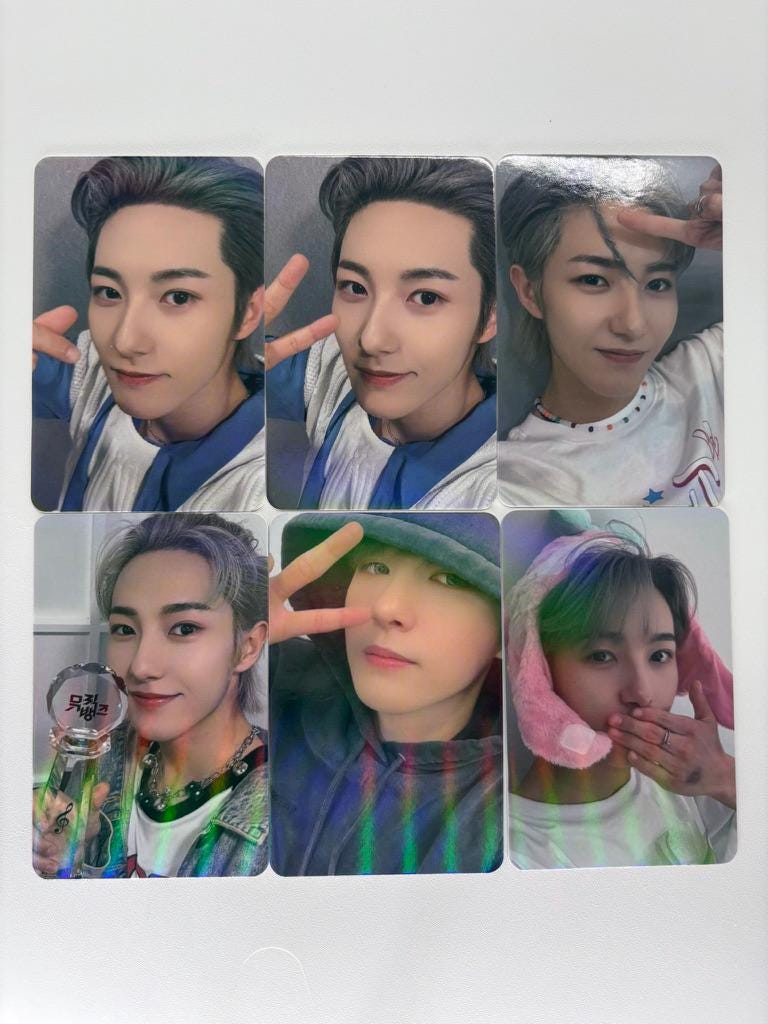 NCT RENJUN 55pc/set NCT Dream Jeno Haechan Jaemin Chenle Jisung Kpop merch laser lomo cards C417