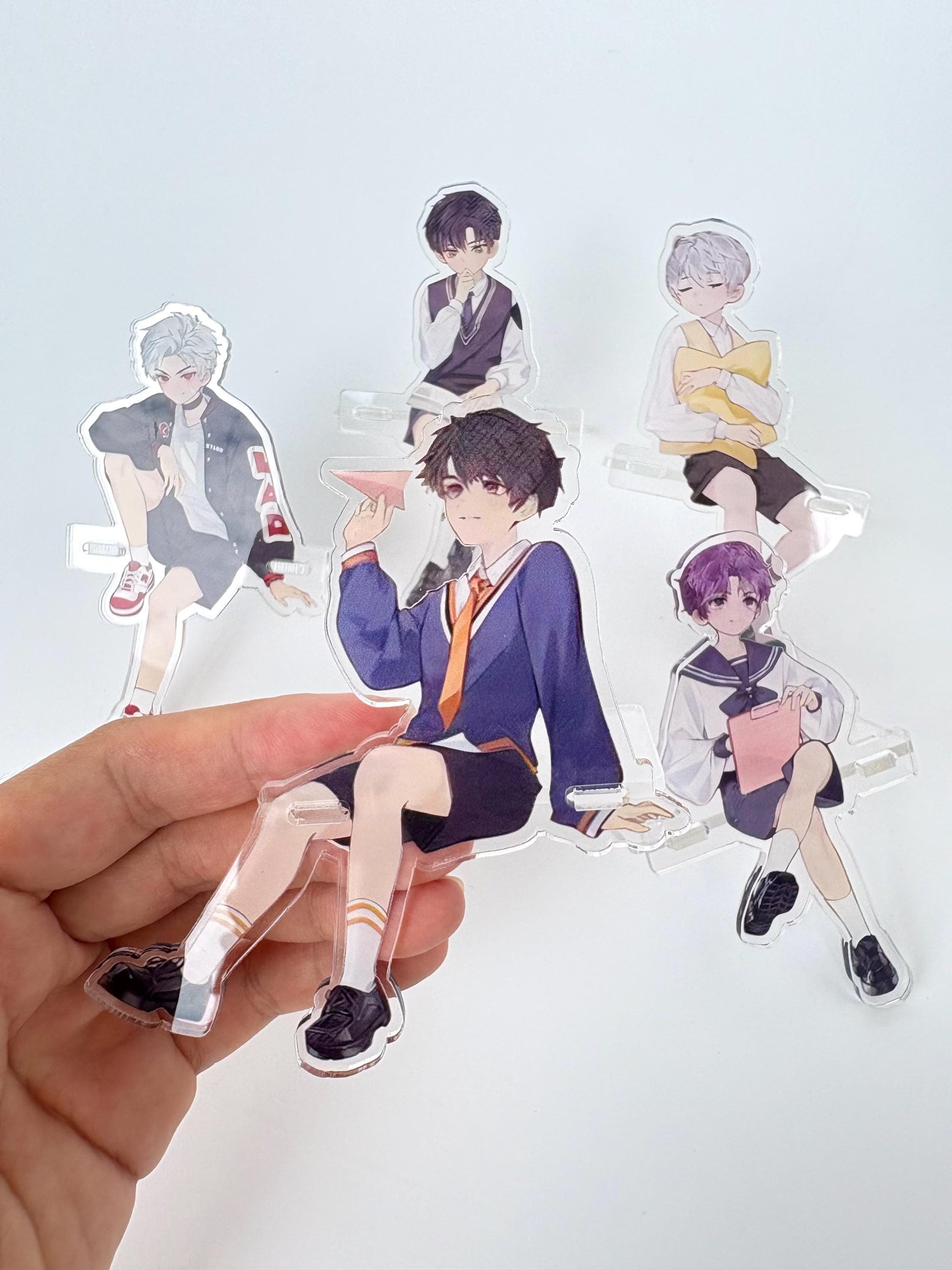 LaDS Standees! Love and Deepspace Baby Sylus Xavier Rafayel Zayne Caleb Otome gamer gift C422