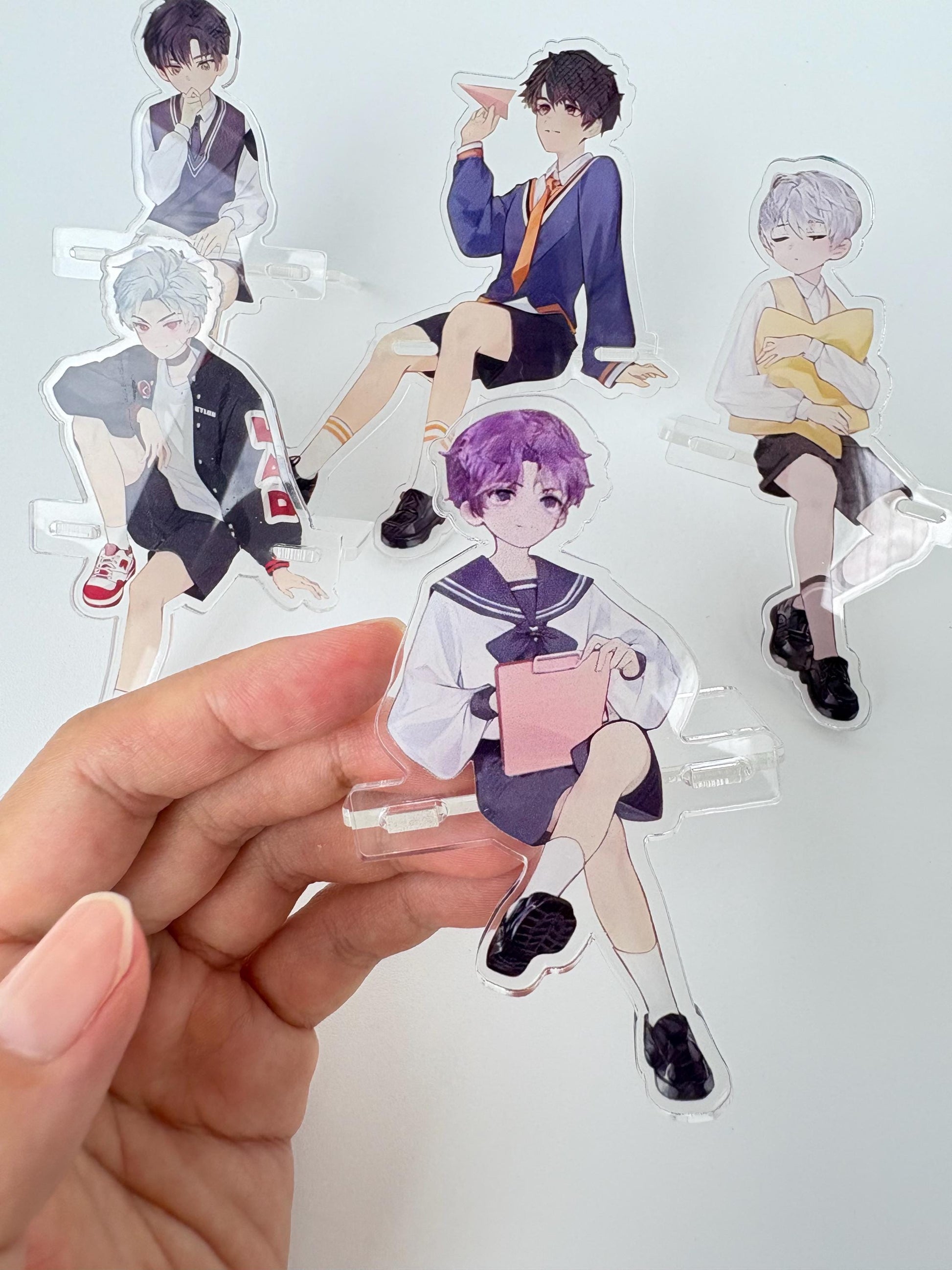 LaDS Standees! Love and Deepspace Baby Sylus Xavier Rafayel Zayne Caleb Otome gamer gift C422