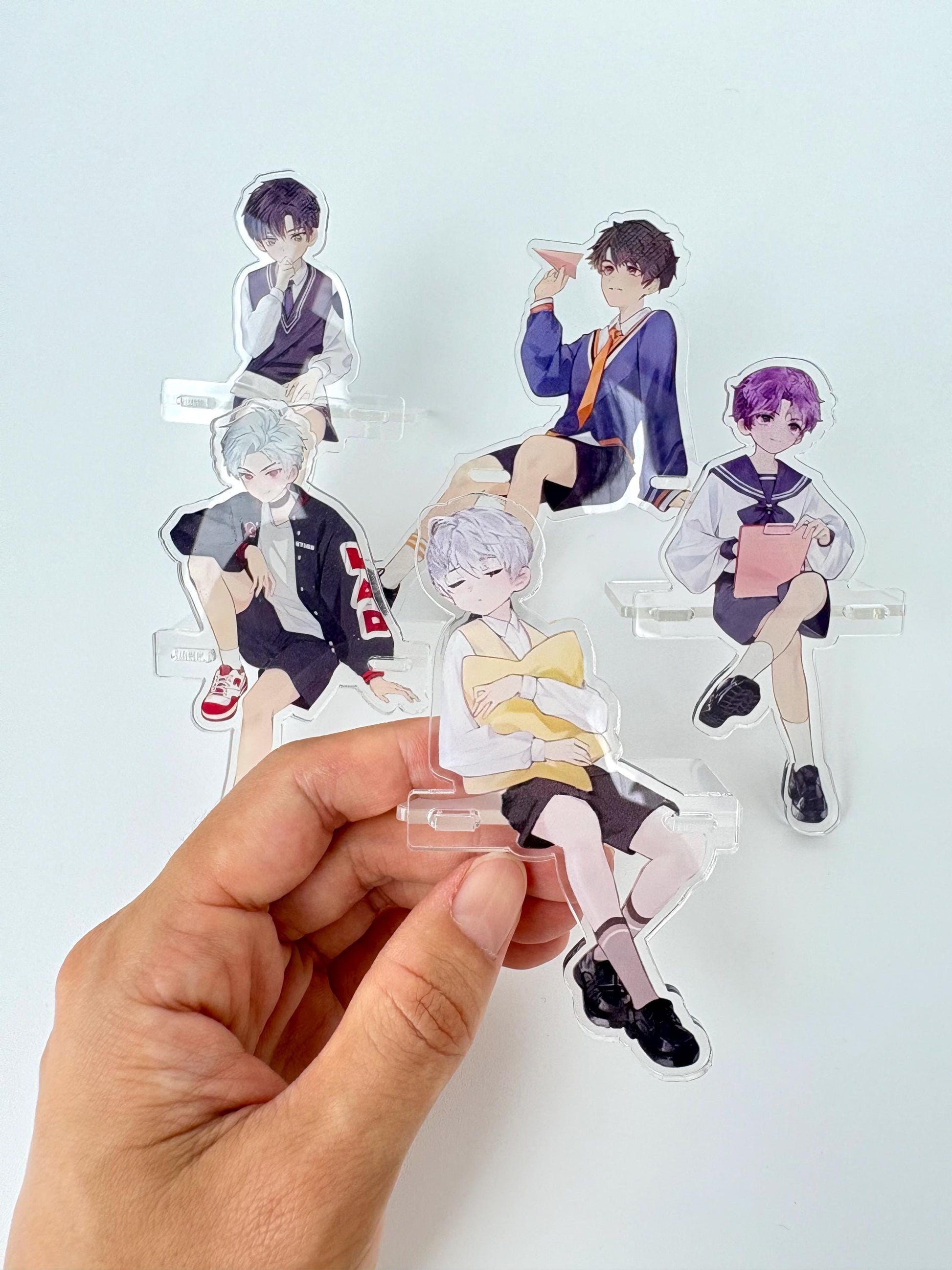 LaDS Standees! Love and Deepspace Baby Sylus Xavier Rafayel Zayne Caleb Otome gamer gift C422