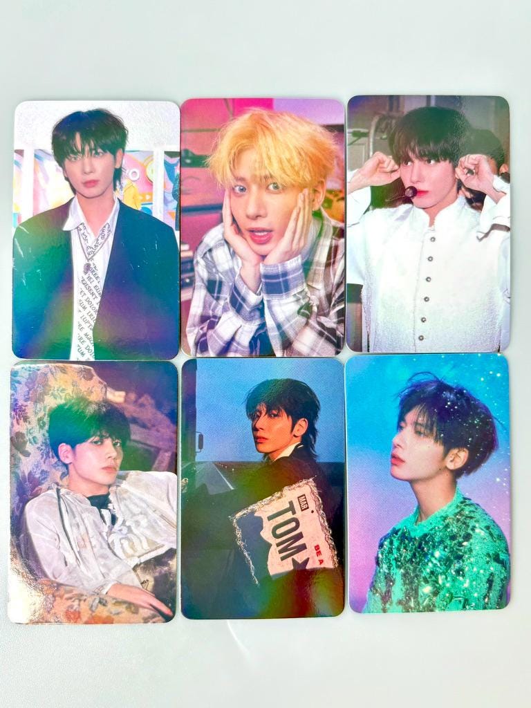 TXT 55pc/set Yeonjun Soobin Beomgyu Taehyun HueningKai Kpop merch lomo card C425