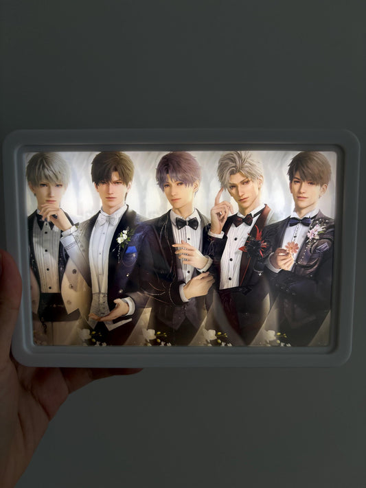 LaDS Mirror/LightBox! Customisable Love and Deepspace Sylus Xavier Rafayel Zayne Caleb Otome gamer gift C428