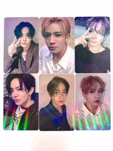 Heeseung 50pc/set laser cards Enhypen Kpop boy group merch lomo photocards C439