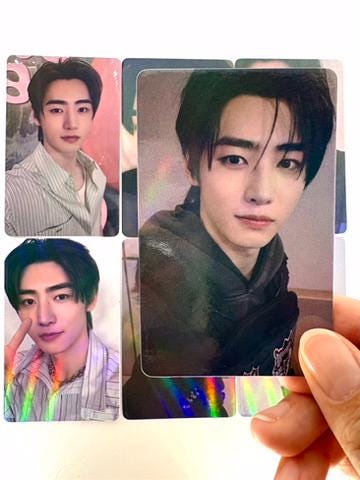Sunghoon 55pc/set laser cards Enhypen Kpop boy group merch lomo photocards C441