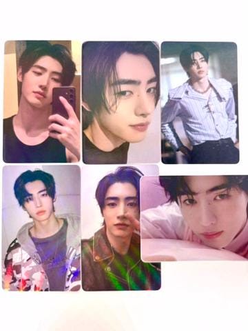 Sunghoon 55pc/set laser cards Enhypen Kpop boy group merch lomo photocards C441