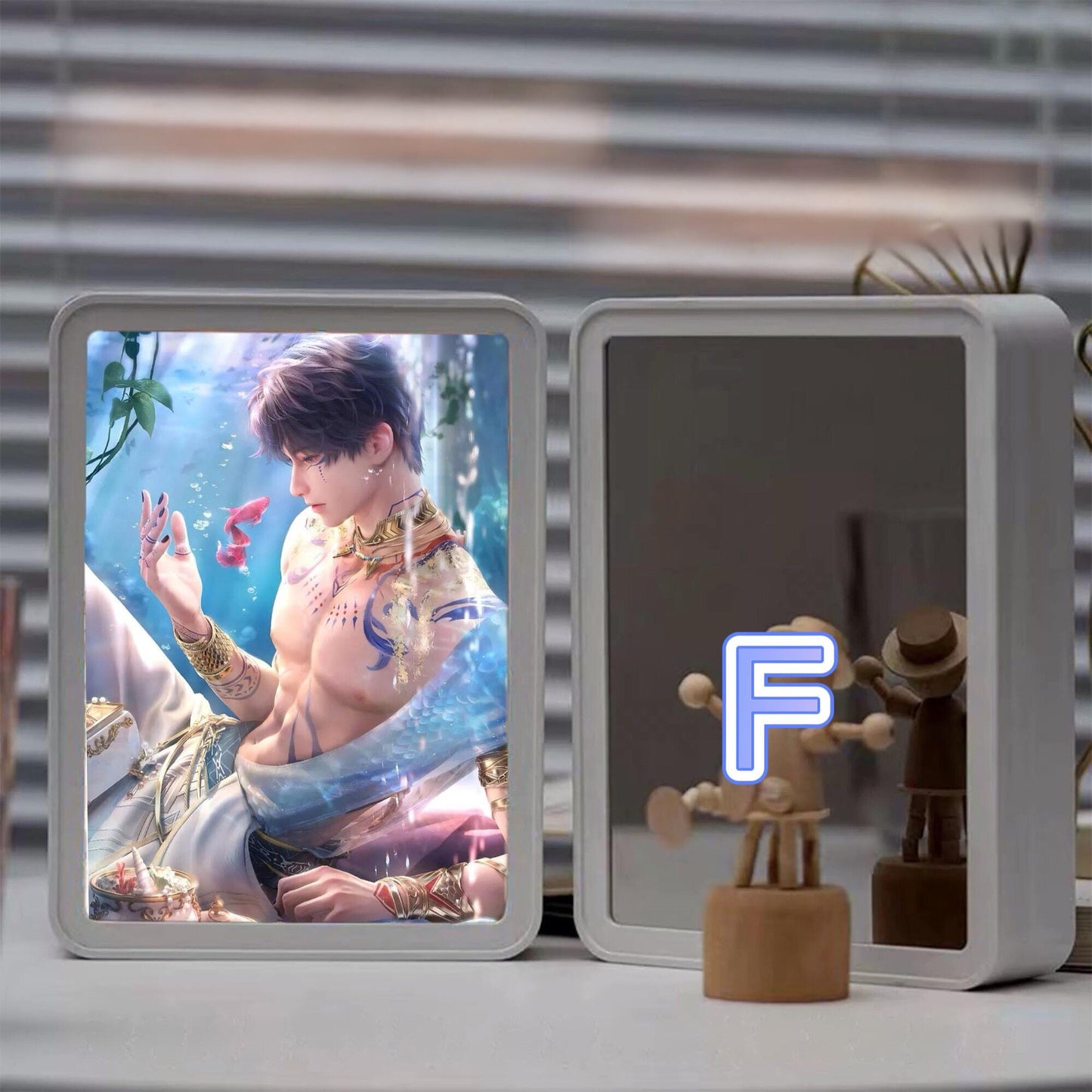 Rafayel Mirror/LightBox! Customisable Love and Deepspace Sylus Xavier Rafayel Zayne Caleb Otome gamer gift C443