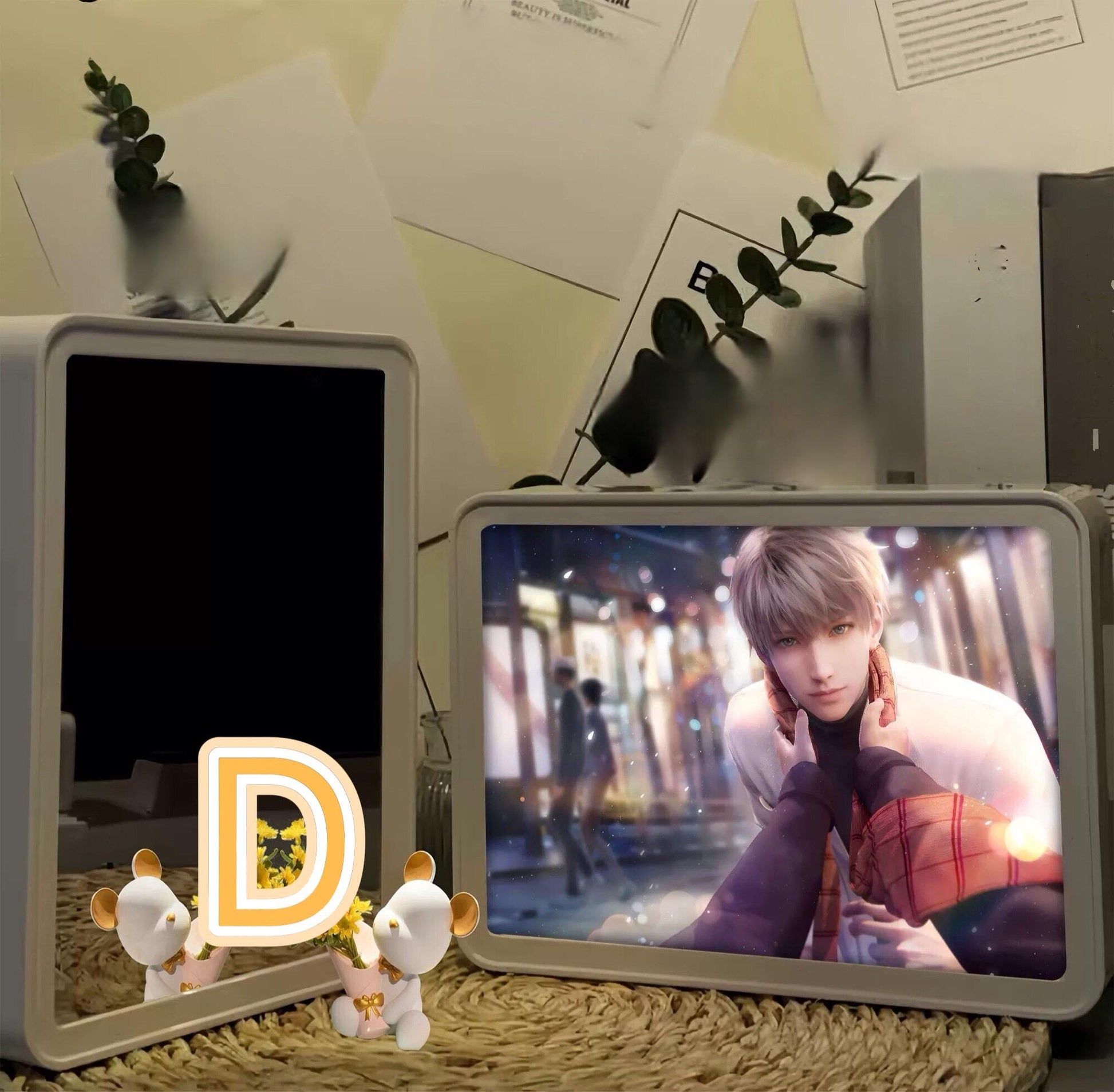 Xavier Mirror/LightBox! Customisable Love and Deepspace Sylus Xavier Rafayel Zayne Caleb Otome gamer gift C445