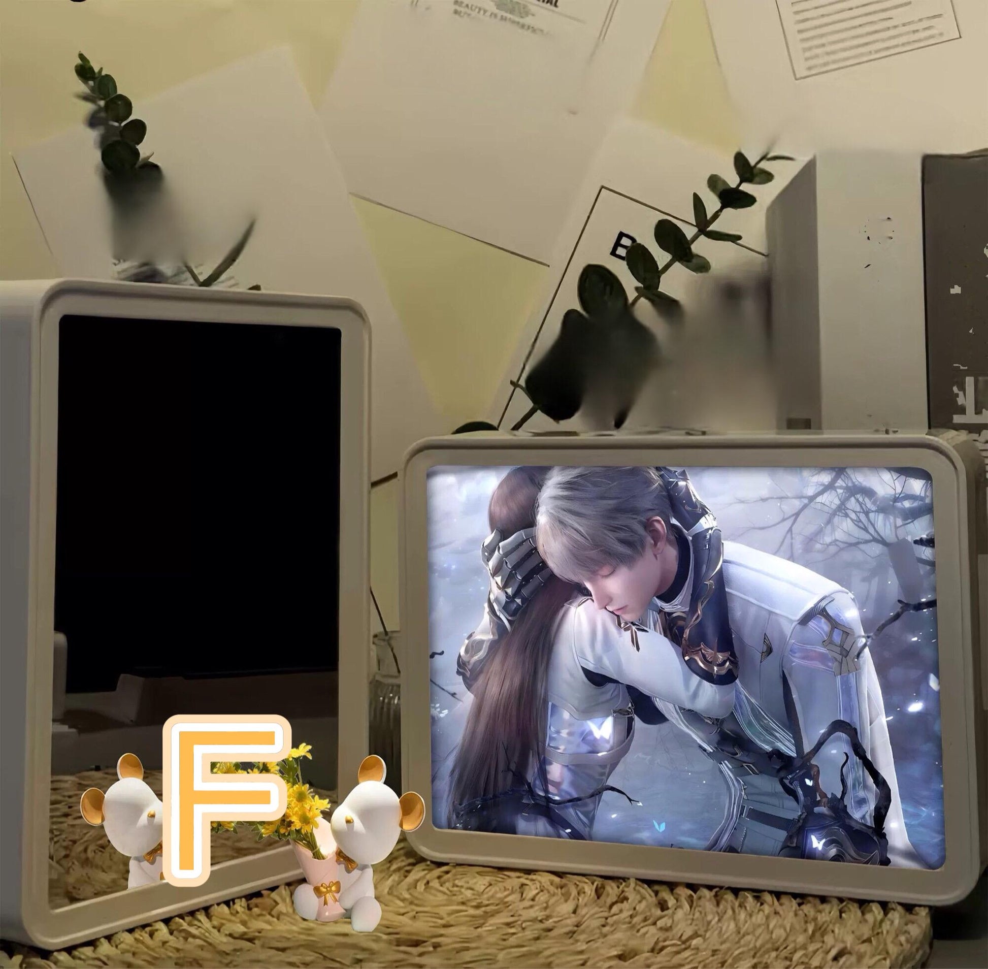 Xavier Mirror/LightBox! Customisable Love and Deepspace Sylus Xavier Rafayel Zayne Caleb Otome gamer gift C445