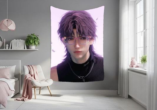 Rafayel Hanging Tapestry | Love and Deepspace | Personalized Wall Art | Made to Order | Polyester Fabric | Ship Flag Banner