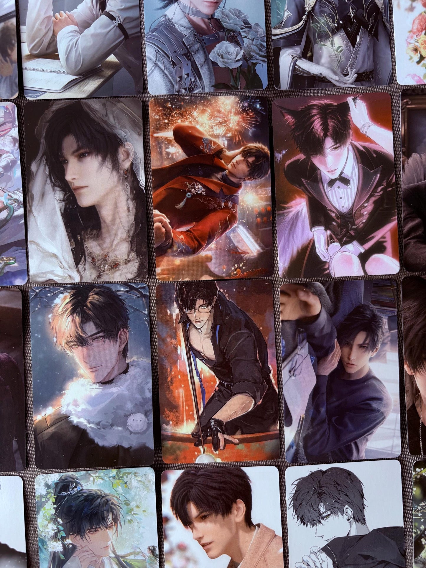 50pcs/set Zayne photo cards! Love and Deepspace LaDS Xavier Rafayel Zayne Caleb Otome gamer gift