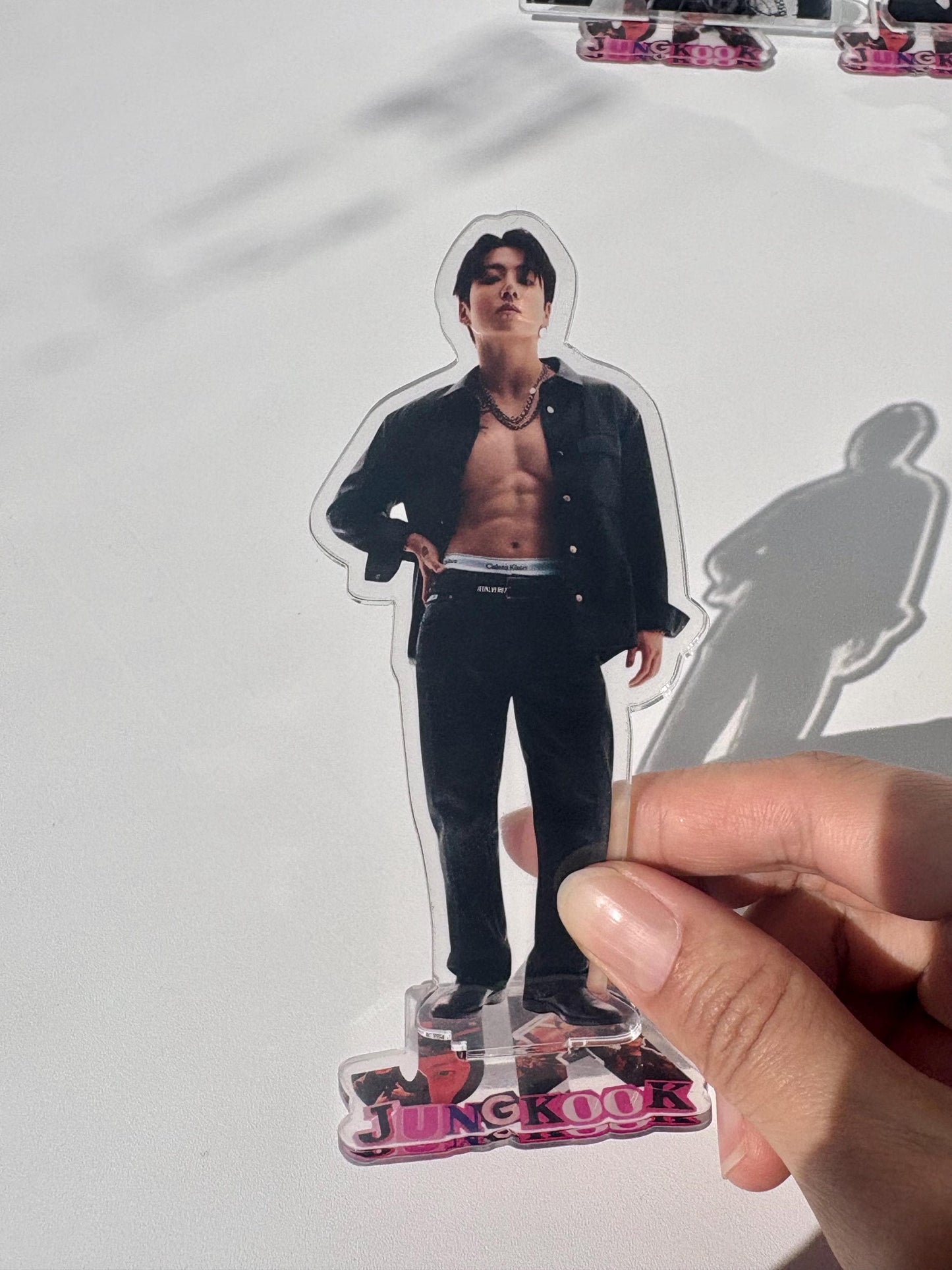 6pcs Jungkook Acrylic Standee Set: Kpop Fan Art BTS Merch