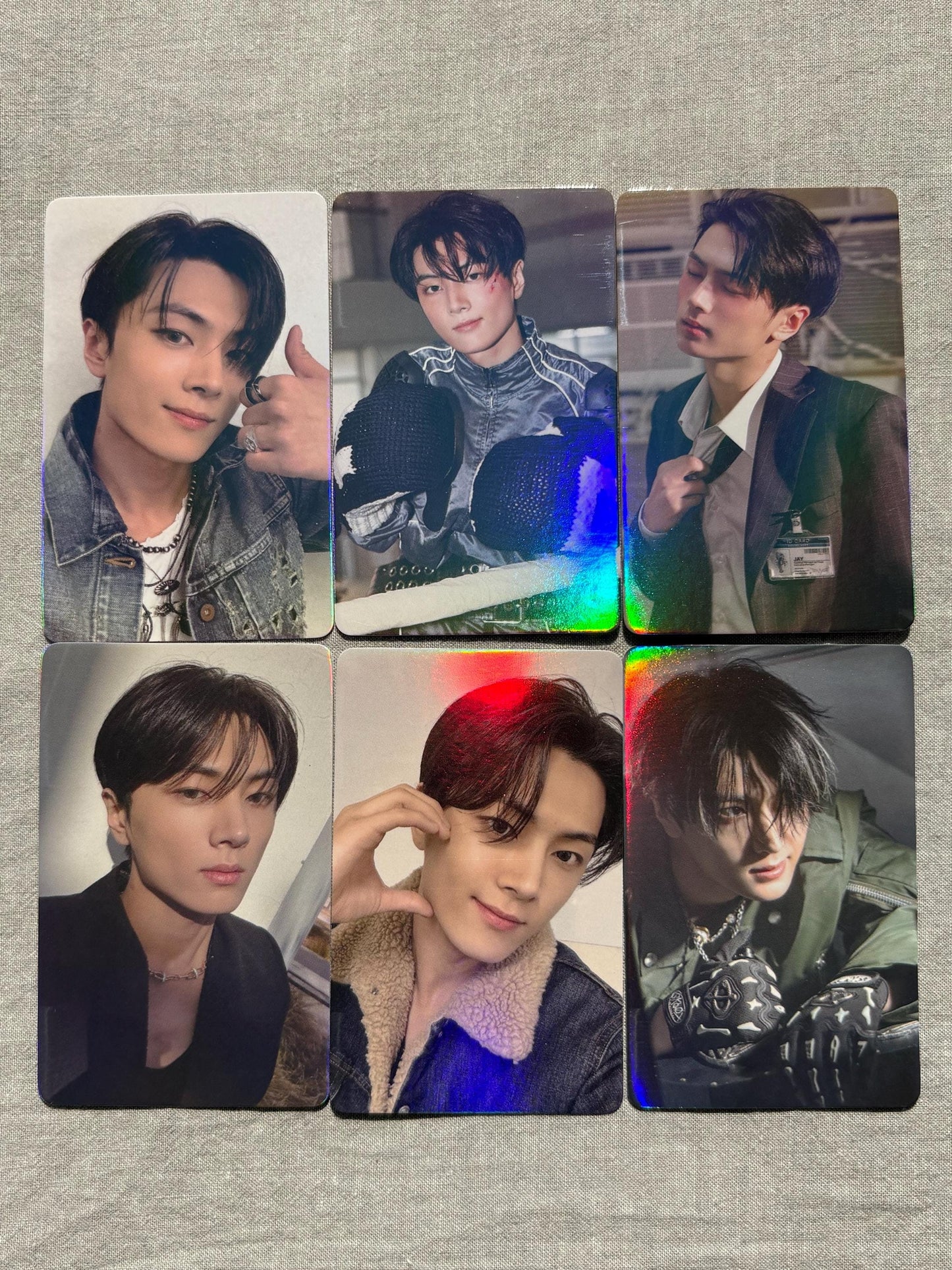 JAY 55pc/set Holographic cards Kpop boy group merch lomo photocards