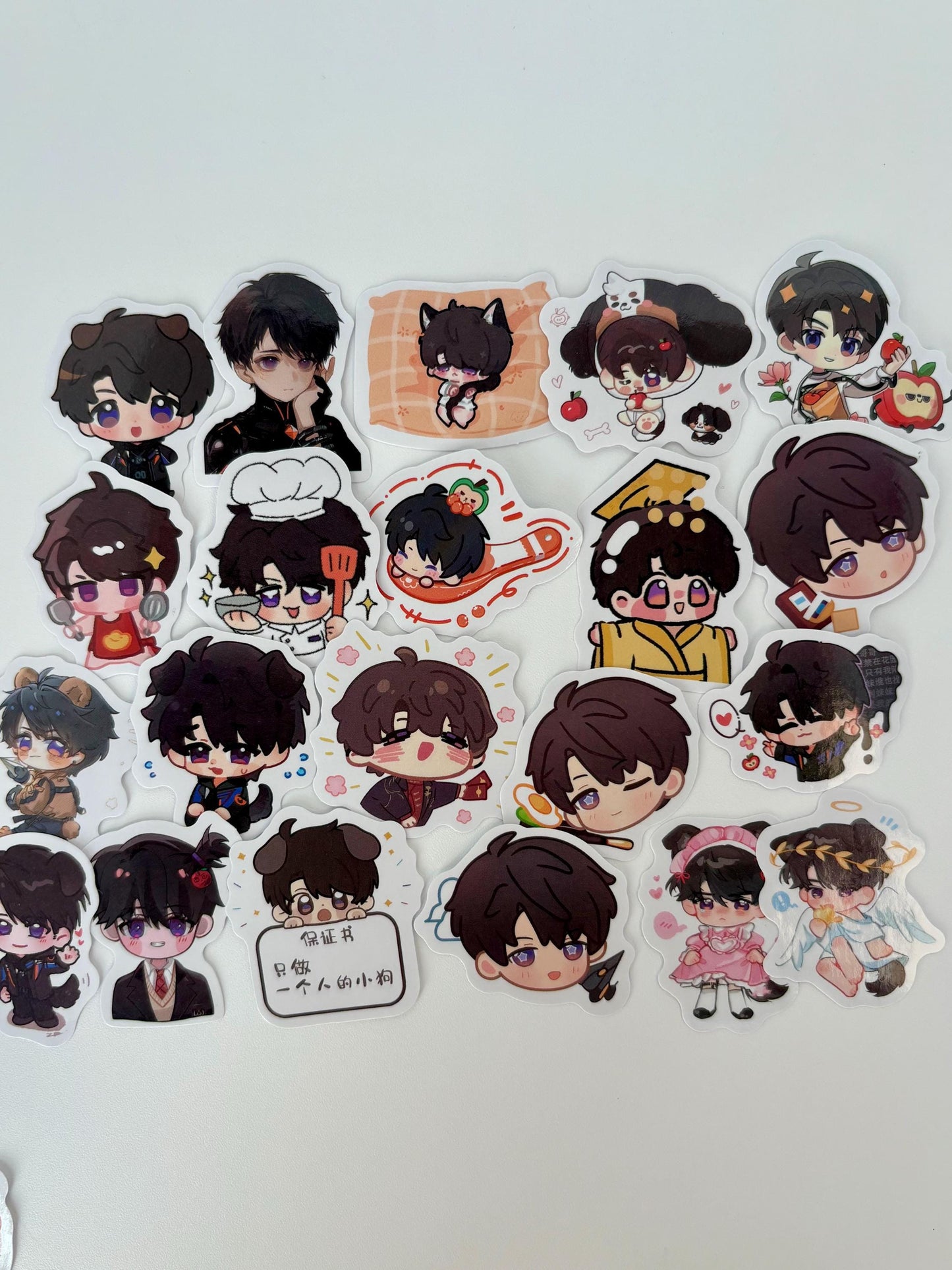 Chibi Caleb Stickers 100pcs! Love and Deepspace Otome gamer Ita bag gift