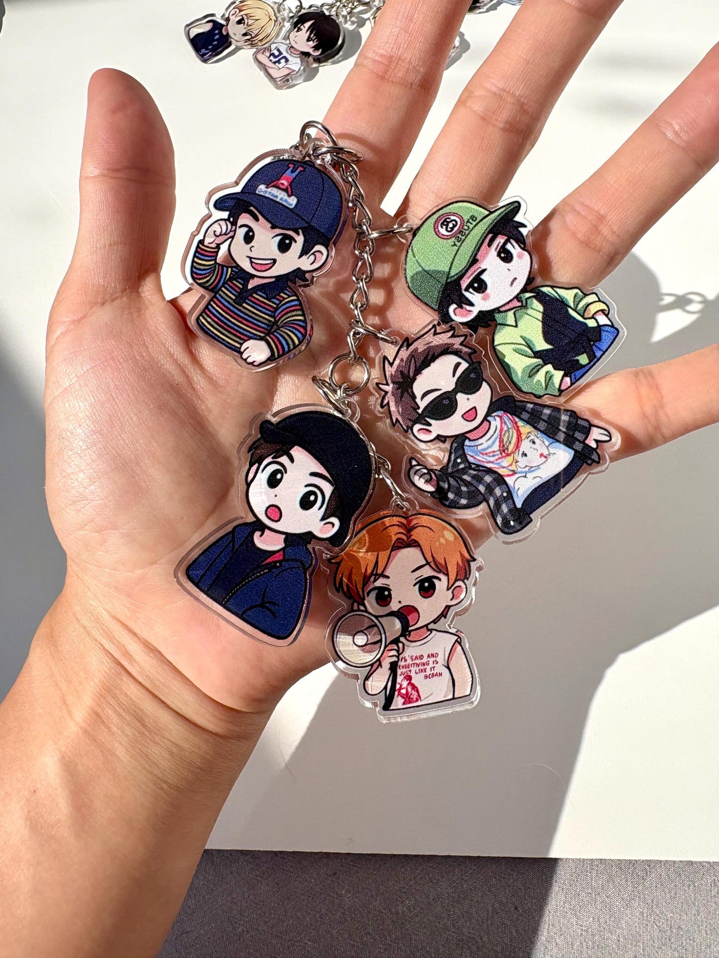 Chibi CORTi S keychains (3pcs set) James Juhoon Martin Seonghyeon Keonho Kpop gift