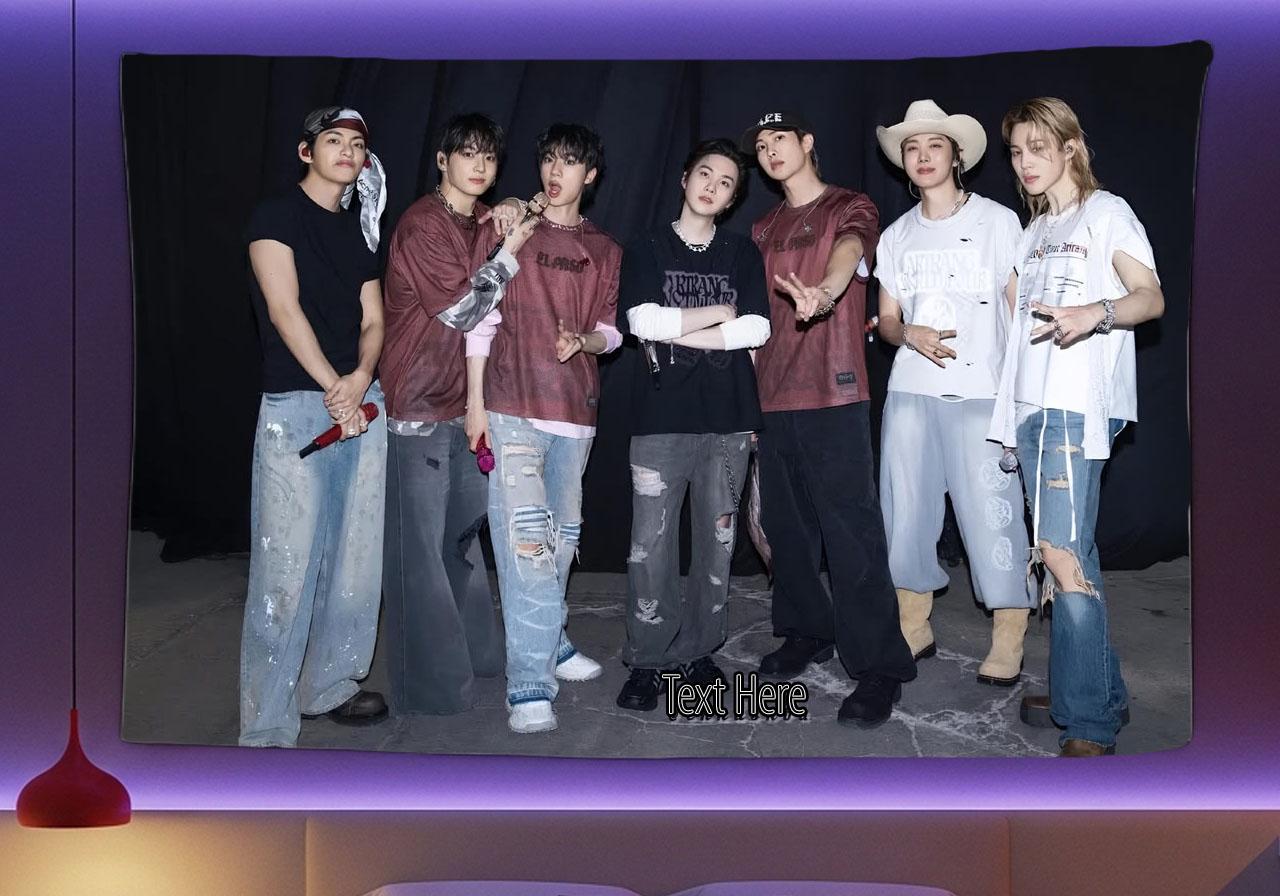 Bangtan Hanging Tapestry | Bantan Boys | Personalized Wall Art | Polyester Fabric | Ship Flag Banner