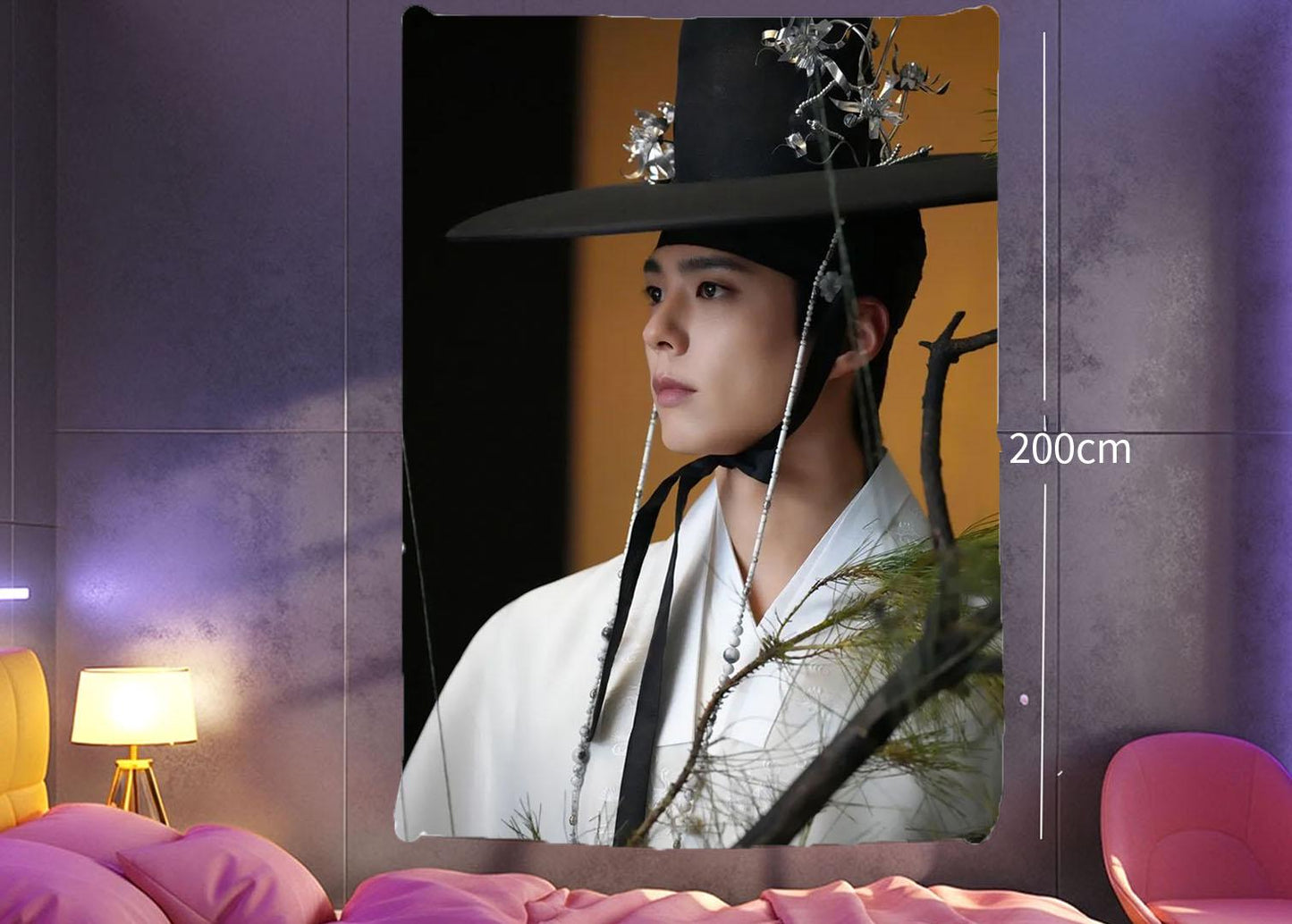 Park Bo Gum Hanging Tapestry | Personalized Wall Art | Polyester Fabric | Ship Flag Banner