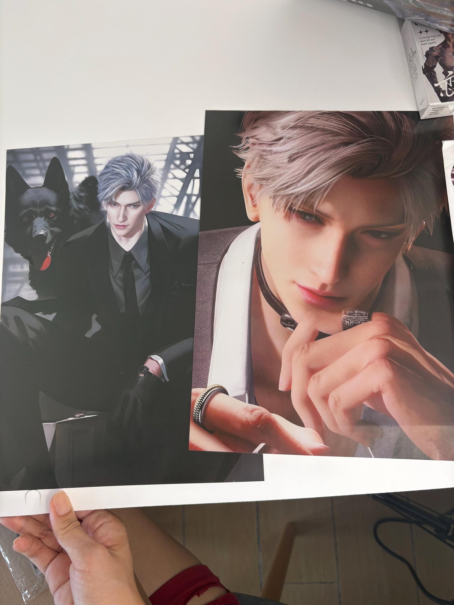 Sylus Bias Pack 75pcs+! Badge Photocards Poster Keychain Amaze Box | Love and Deepspace