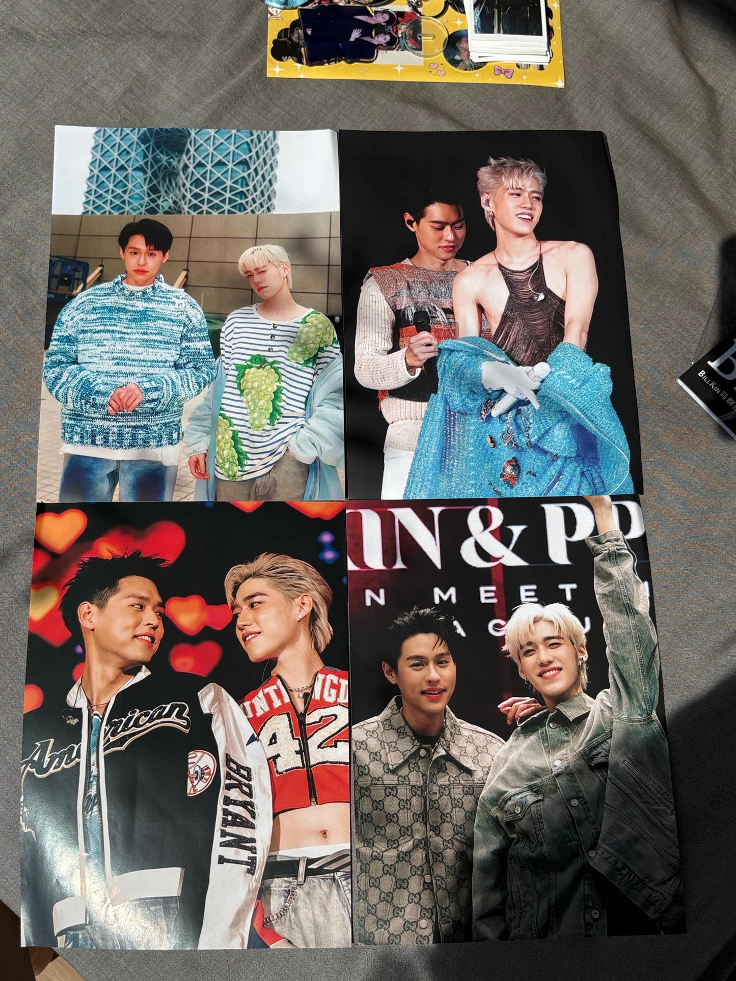 Billkin & PP Krit Goodies Box 20pcs+! Badges Photocards Poster Keychain | I told sunset about you