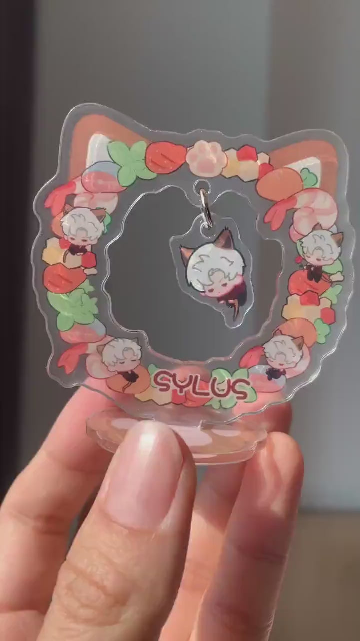 Chibi Cat Stand! Sylus Xavier Rafayel Zayne Love and Deepspace Otome gamer gift C320