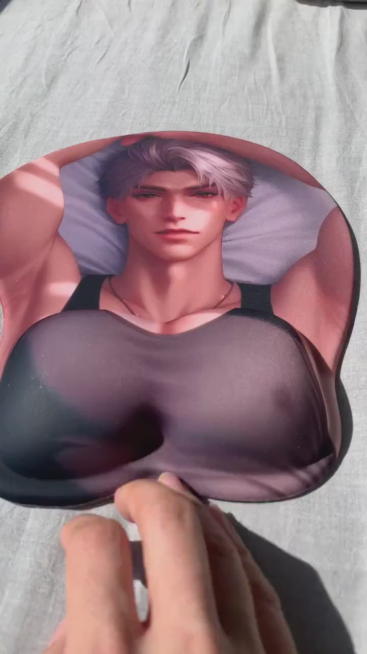 Sylus mousepad 3D! Love and Deepspace Sylus Xavier Rafayel Zayne Oppai Otoge gamer gift C192