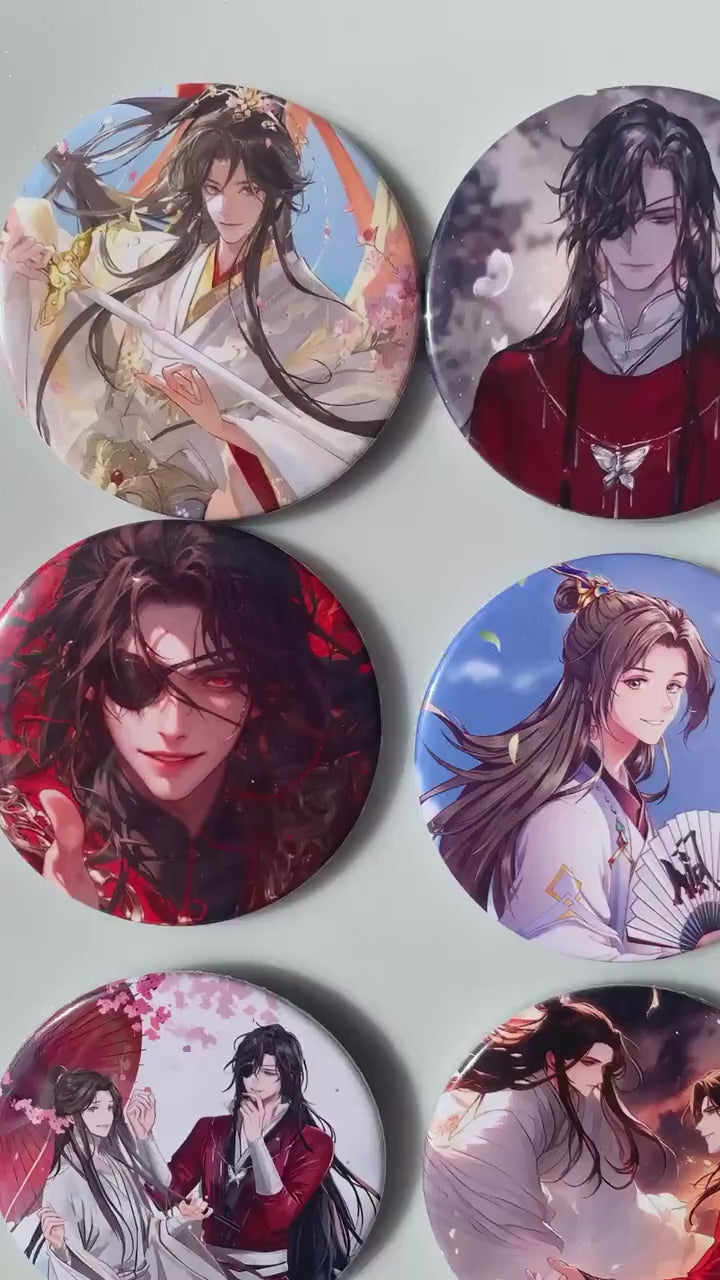 16pc/set TGCF badges! Heaven Officials Blessing Hua Cheng Xie Lian Tian Guan Ci Fu manghua goodies C336