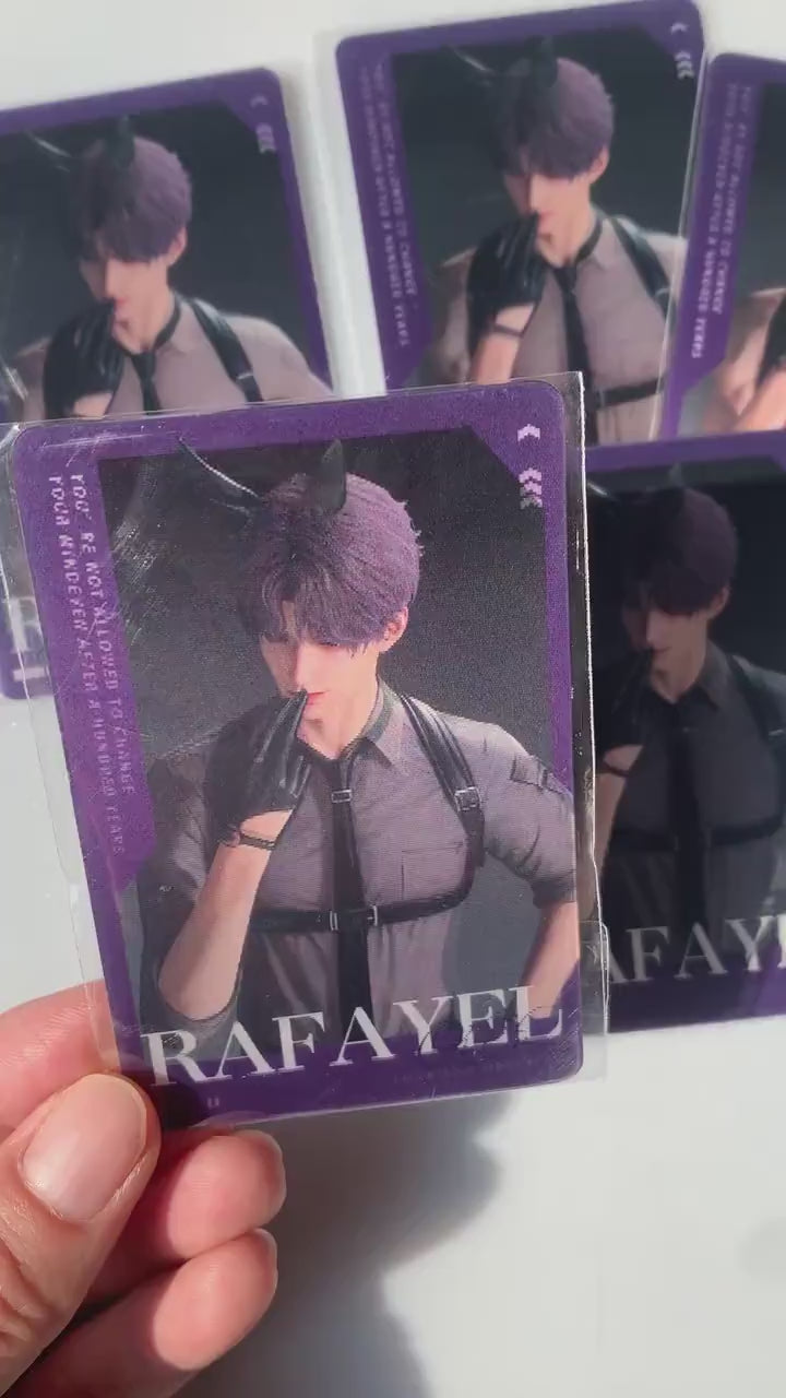 Rafayel Sexy Card! Love and Deepspace Qinche Xavier Rafayel Zayne Otoge gamer Ita bag gift C225