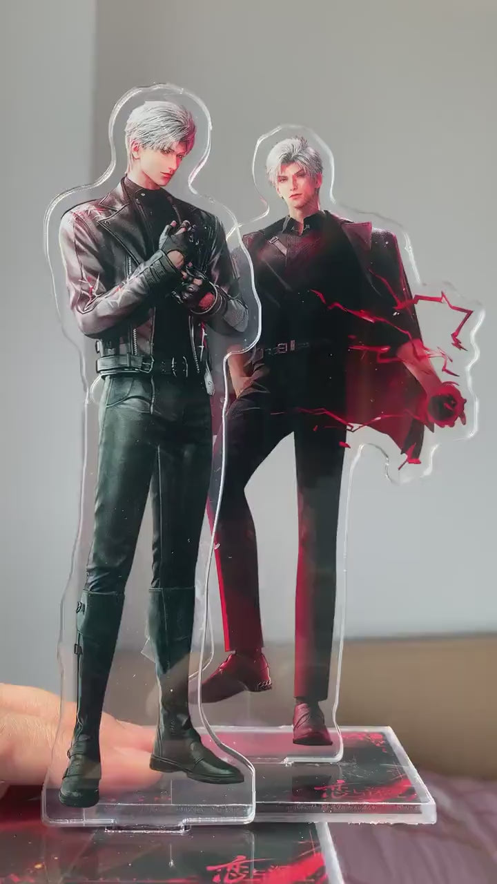 Sylus Biker Stands Set! Love and Deepspace Qinche Xavier Rafayel Zayne Otoge gamer Ita bag gift C246