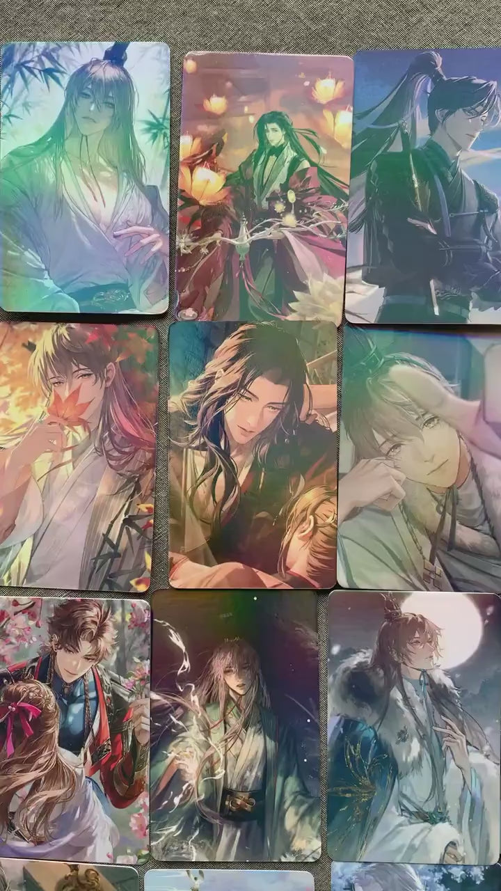 Codename Kite 50pc holographic Lomo cards Ashes of the kingdom Liu Bian Yuan Ji Zuo Ci Sun Ce BL ACG gamer gift C027