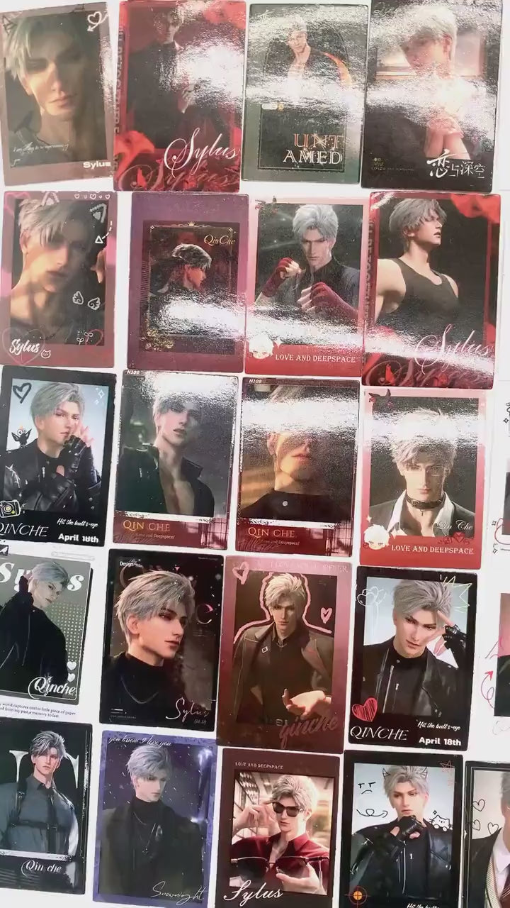 Sylus Stickers 50pcs! Love and Deepspace Qinche Xavier Rafayel Zayne Otome gamer Ita bag gift C343