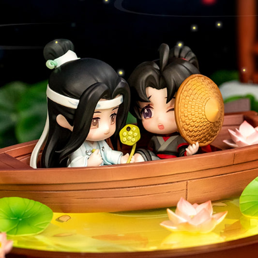 Genuine Mo Dao Zu Shi Action Figure Wei Wuxian Lan Wangji Figurines Collection PVC Model Statue Toys Gift CD421