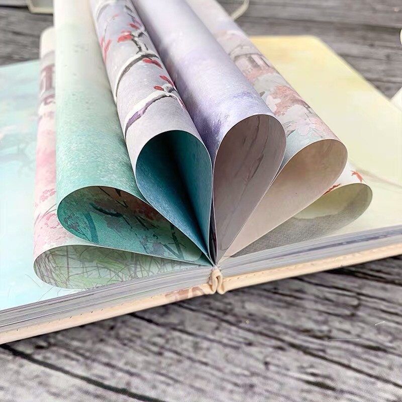 MDZS paper notepad - Wei Wuxian Lan Wangji The Untamed fan art gift BL bromance yibo xiao zhan 忘羨陈情令 Grandmaster of demonic cultivation C022