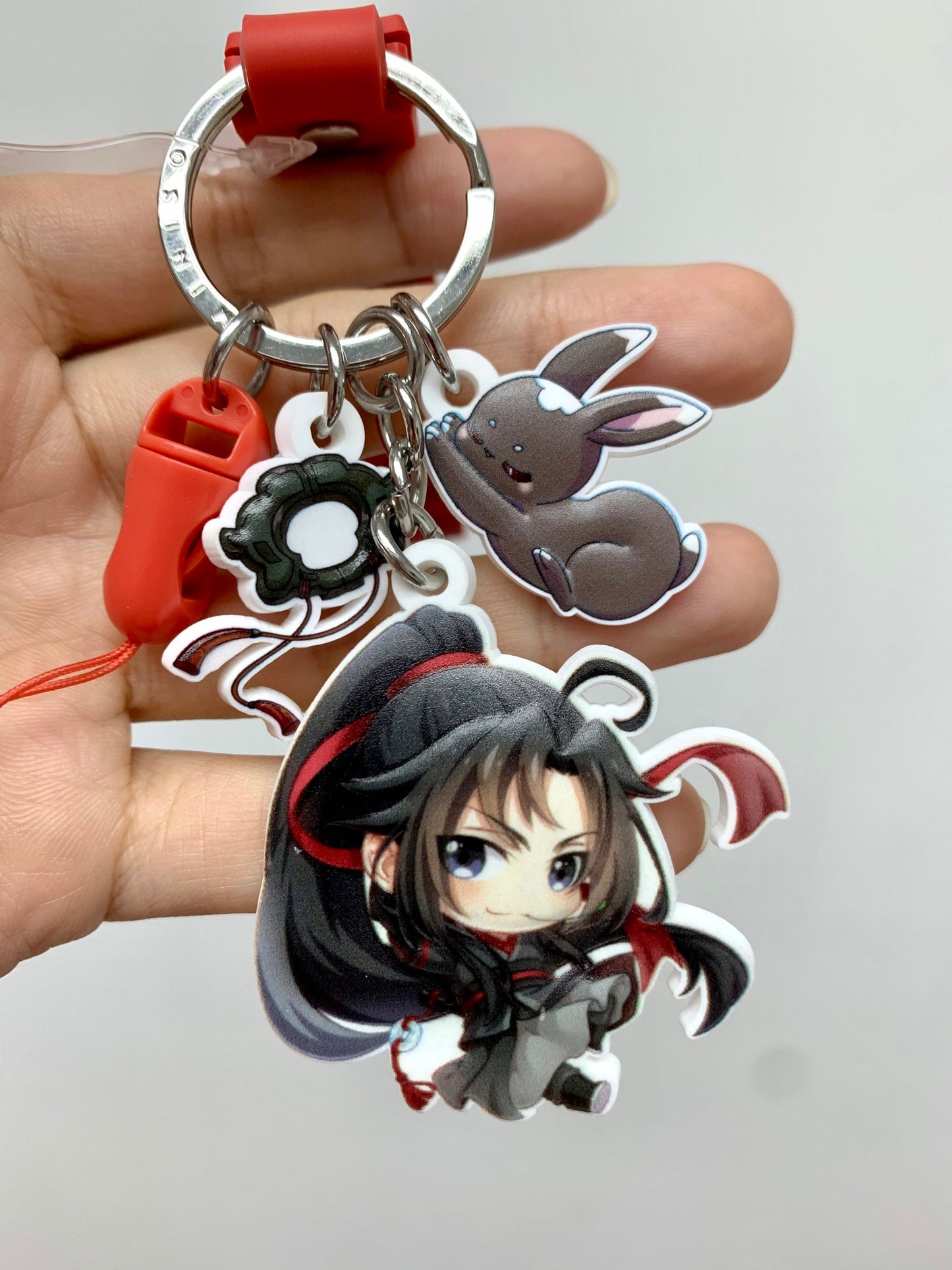 Mo Dao Zu Shi keycharm - Wei Wuxian Lan Wangji MDZS fan art gift Grandmaster of demonic cultivation founder of Diabolism mobile hanger C098