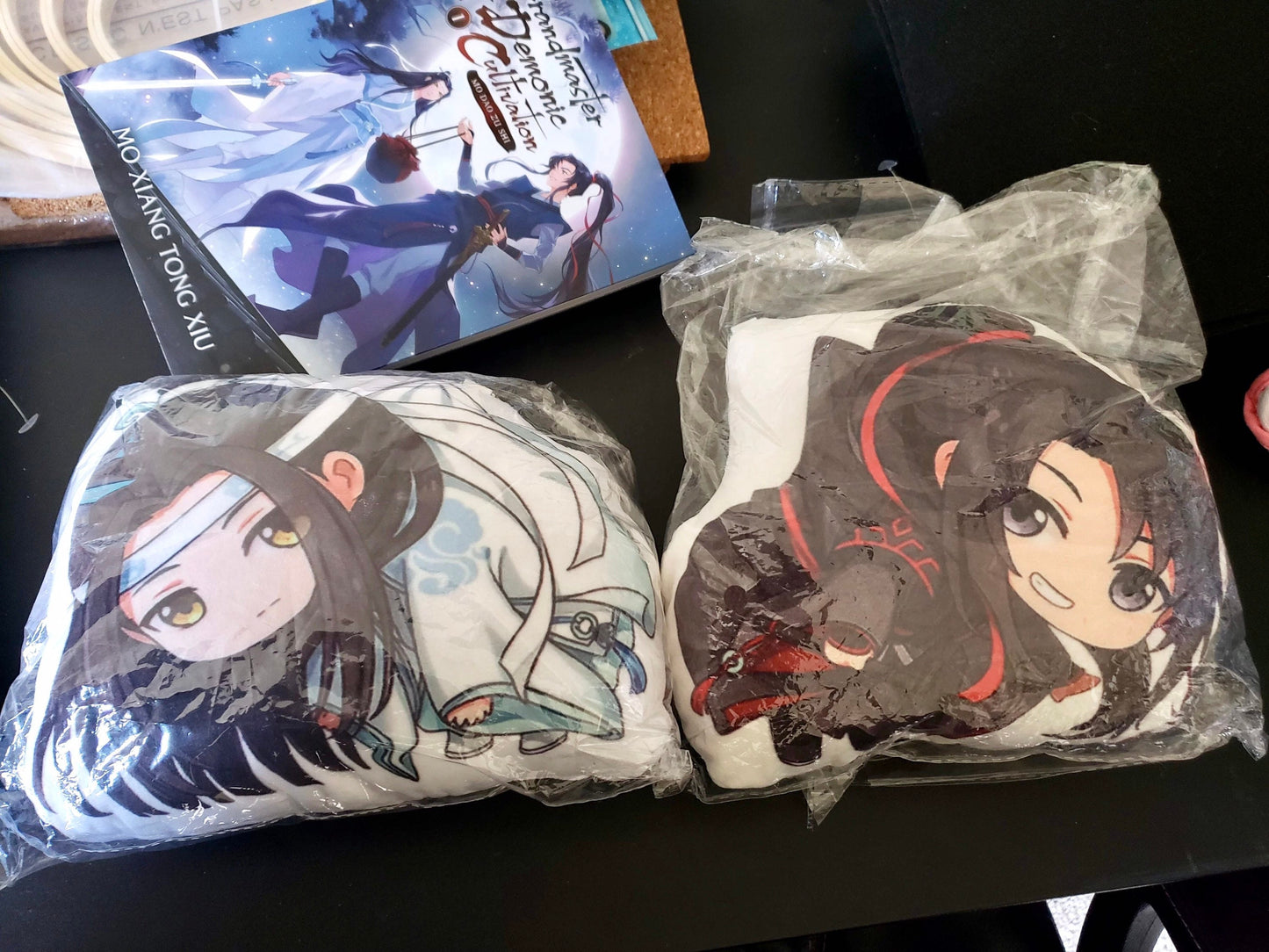 MDZS plushie pillow stuffed cushion Wei Wuxian Lan Wangji mo Dao Zu shi gift BL anime 忘羨陈情令 Grandmaster of demonic cultivation C118