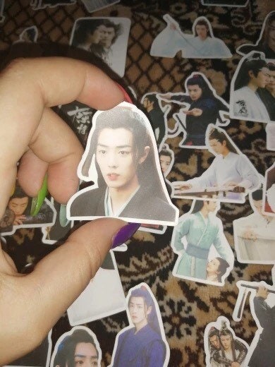 54pc/set The Untamed stickers - Wei Wuxian Lan Wangji MDZS fan gift BL bromance yibo xiao zhan 陈情令 Grandmaster of demonic cultivation C184