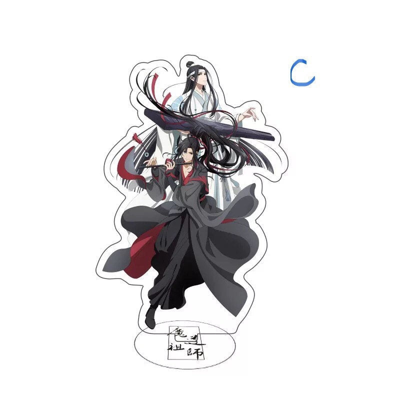 MDZS couple set acrylic standees, Wei Wuxian Lan Wangji Danmei gift BL wangxian Grandmaster of demonic cultivation founder Diabolism C205