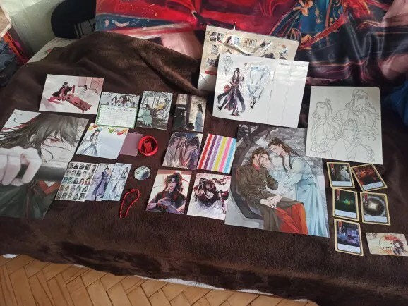MDZS gift set! Anime lucky bag Wei Wuxian Lan Wangji mo Dao Zu Shi 陈情令 Grandmaster of demonic cultivation Founder of Diabolism C206