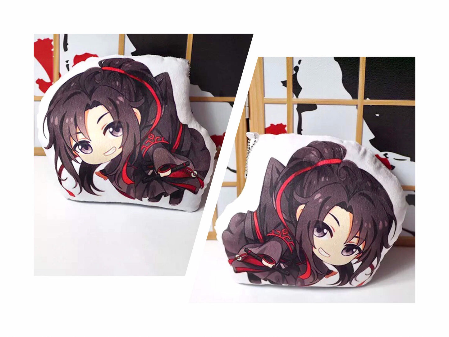 MDZS plushie pillow stuffed cushion Wei Wuxian Lan Wangji mo Dao Zu shi gift BL anime 忘羨陈情令 Grandmaster of demonic cultivation C118