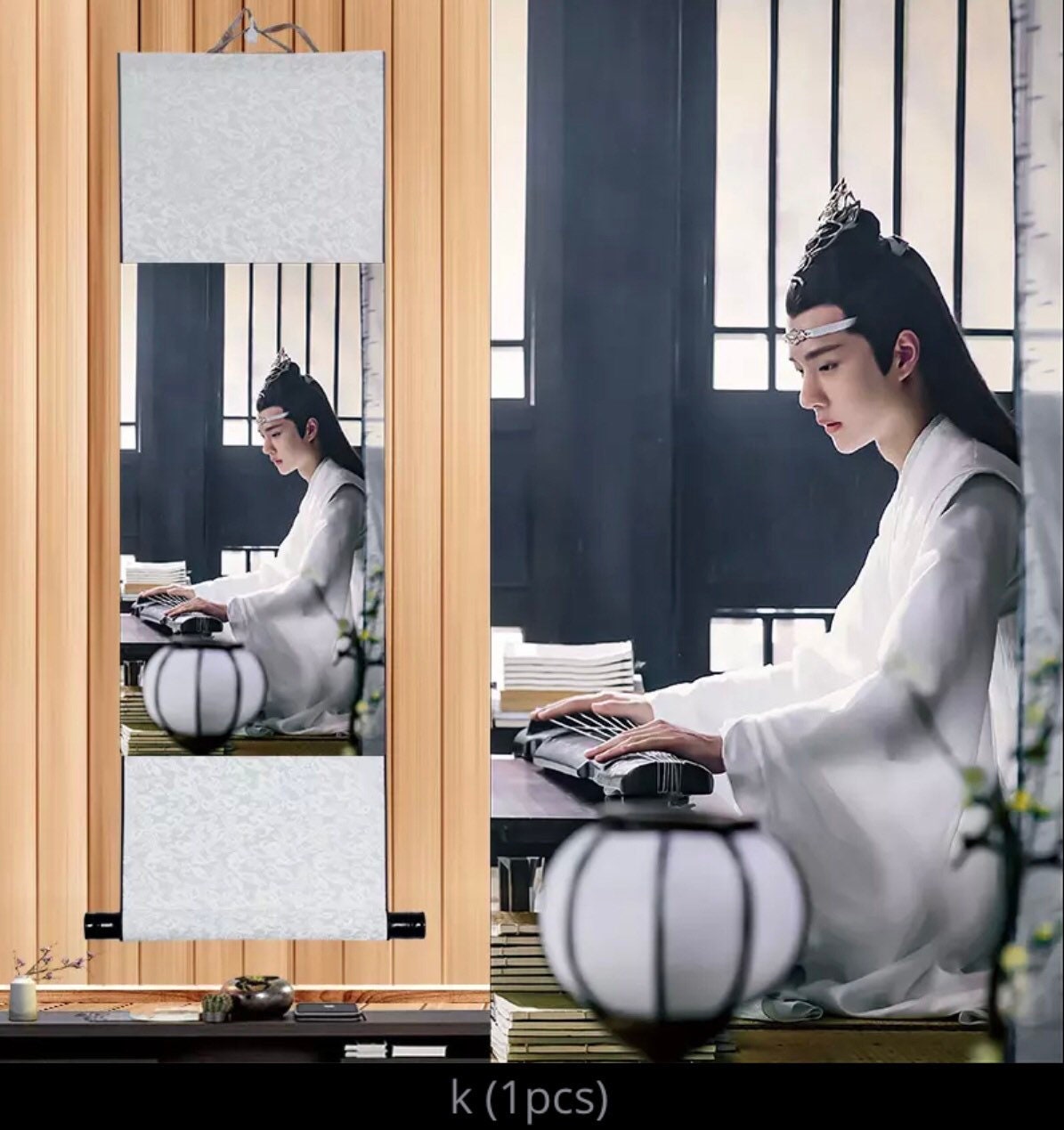 The Untamed wall scroll art - fabric poster Tapestry print art Wei Wuxian Lan Wangji Mo Dao Zu Shi fan gift yibo xiao zhan Chen Qin 陈情令 C124