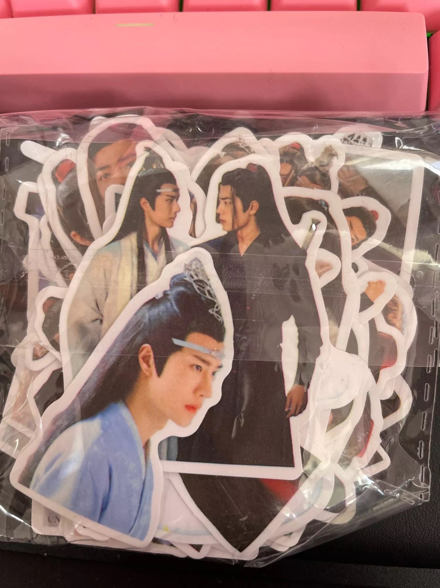 54pc/set The Untamed stickers - Wei Wuxian Lan Wangji MDZS fan gift BL bromance yibo xiao zhan 陈情令 Grandmaster of demonic cultivation C184