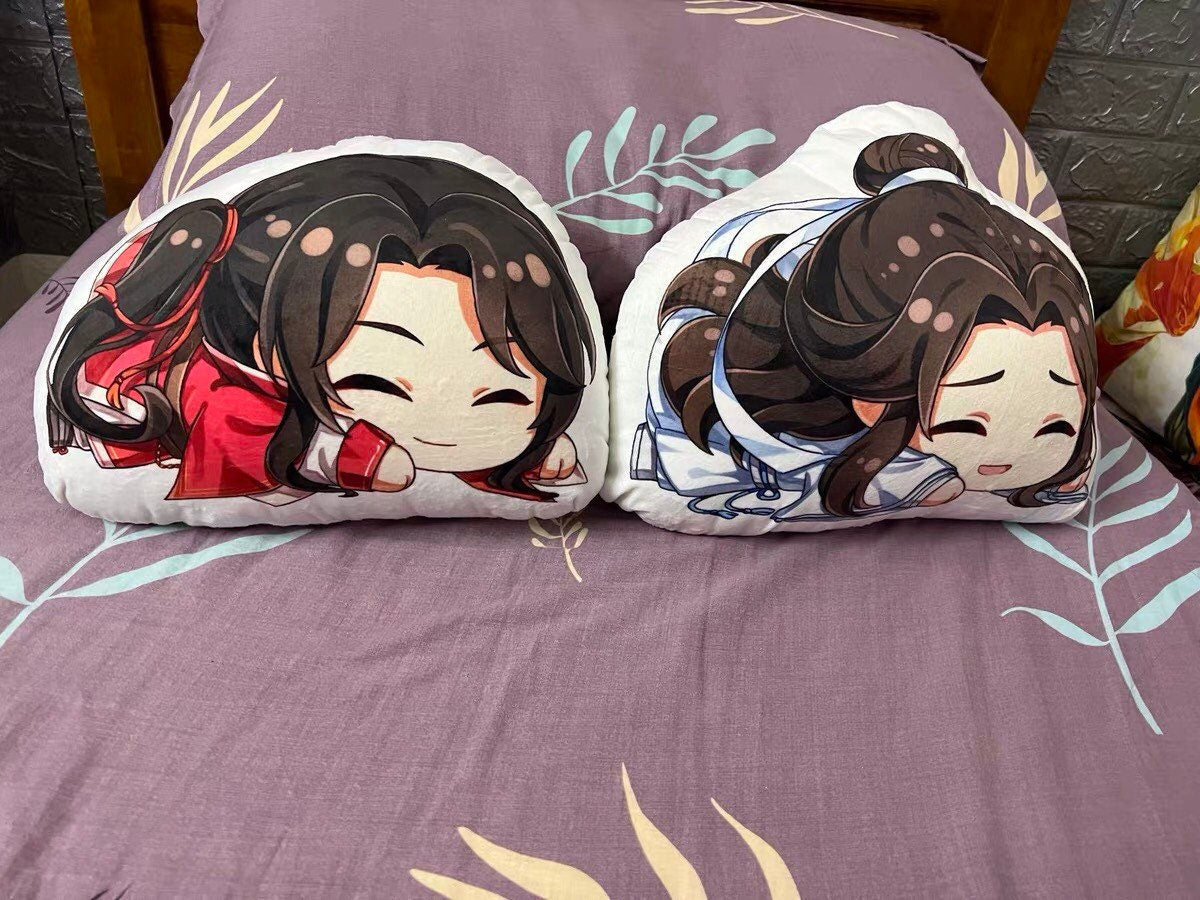 TGCF plushie pillow! 42cm stuffed cushion Heaven Officials Blessing Hua Cheng Xie Lian BL anime gift Pillow Doll Plush Bed Cushion C149