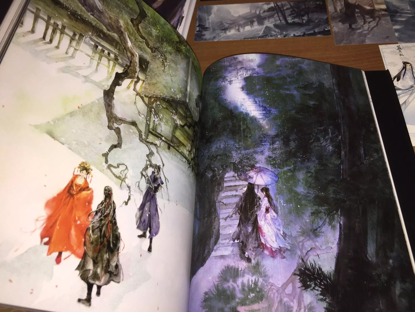 Mo Dao Zu Shi Art Book! Wei Wuxian Lan Wangji BL novel art gift BL bromance 忘羨陈情令 Grandmaster of demonic cultivation C168