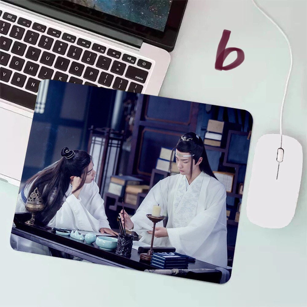 The Untamed mouse pad- wangxian Non-Slip PU mouse pad blotter MDZS Wei Wuxian Lan Wangji master of diabolism yaoi Anime gift 陳情令 C173