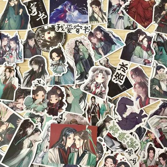 64pc/set Scum Villain stickers -  sVsSs anime Shen qingqiu Luo Binghe gift BL manhua TGCF Mo Dao Zu Shi MXTX scrapbook laptop decor C211