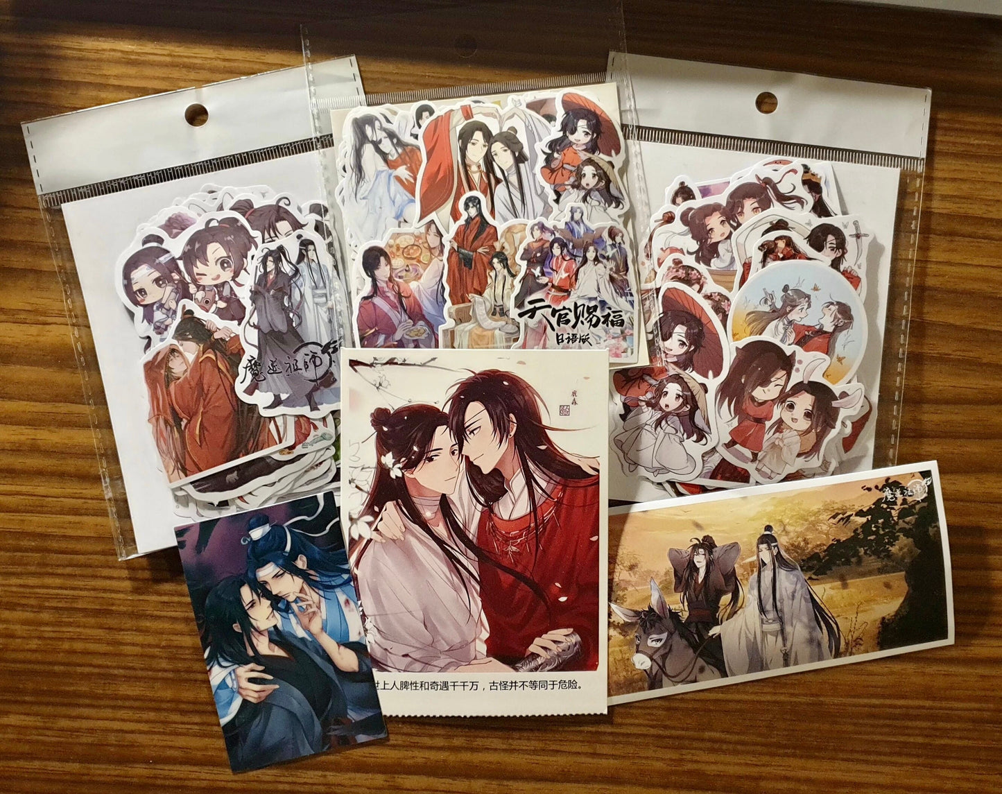 64pc/set Scum Villain stickers -  sVsSs anime Shen qingqiu Luo Binghe gift BL manhua TGCF Mo Dao Zu Shi MXTX scrapbook laptop decor C211