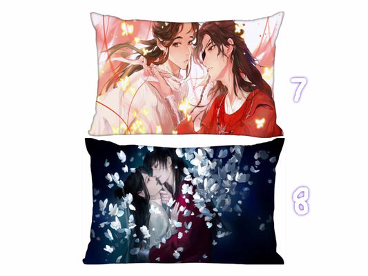 TGCF pillow case! fabric art prints BL anime gift Tian Guan Ci Fu Xie Lian Huacheng Heaven Official’s blessing custom pillow case C214