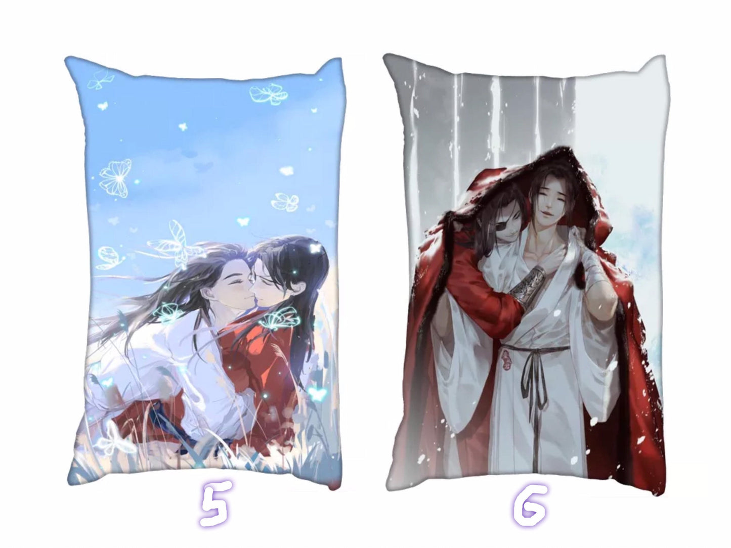 TGCF pillow case! fabric art prints BL anime gift Tian Guan Ci Fu Xie Lian Huacheng Heaven Official’s blessing custom pillow case C214