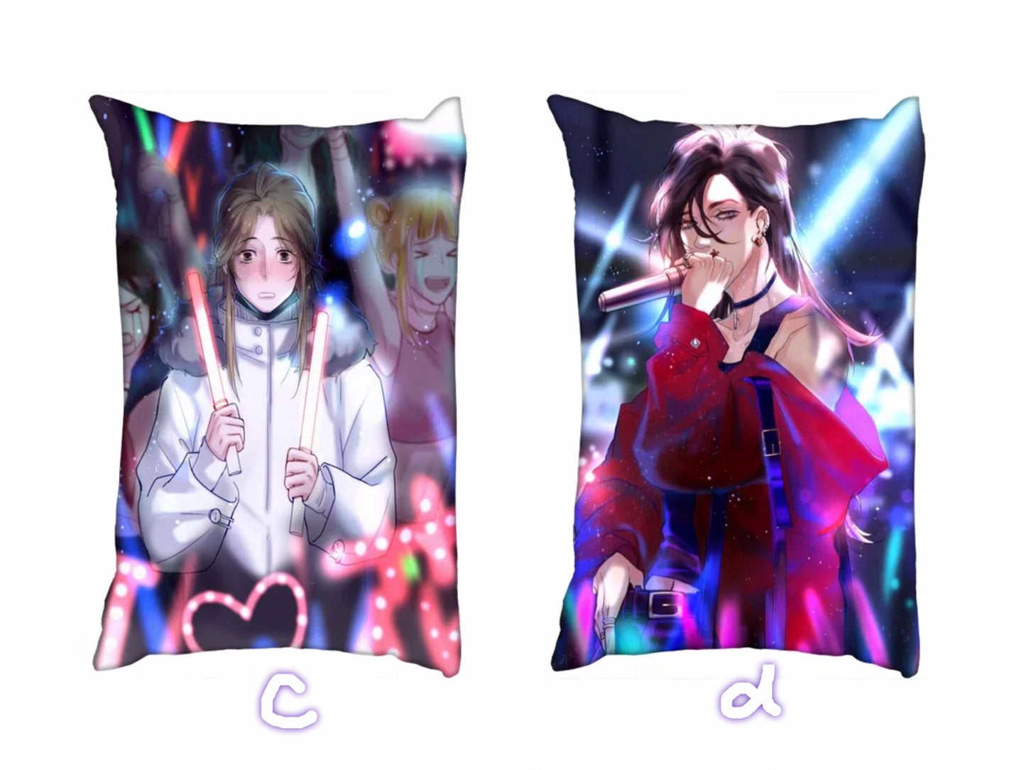 TGCF pillow case! fabric art prints BL anime gift Tian Guan Ci Fu Xie Lian Huacheng Heaven Official’s blessing custom pillow case C212