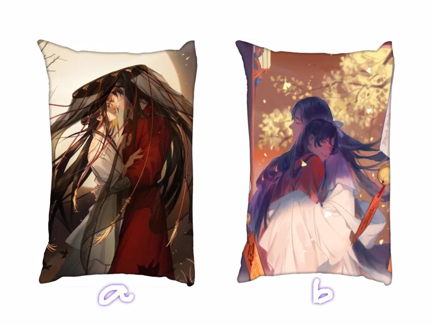TGCF pillow case! fabric art prints BL anime gift Tian Guan Ci Fu Xie Lian Huacheng Heaven Official’s blessing custom pillow case C212