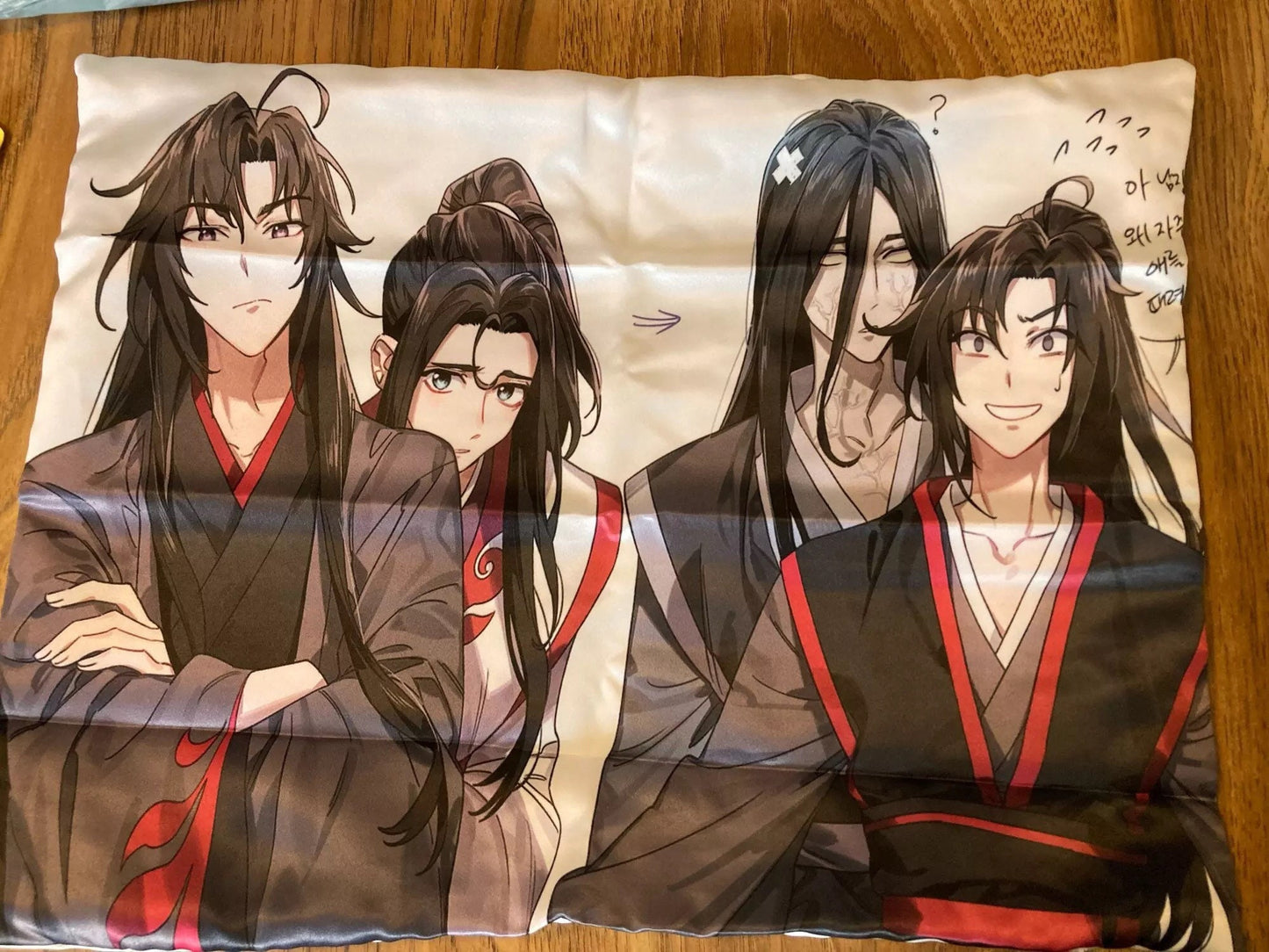 TGCF pillow case! fabric art prints BL anime gift Tian Guan Ci Fu Xie Lian Huacheng Heaven Official’s blessing custom pillow case C214