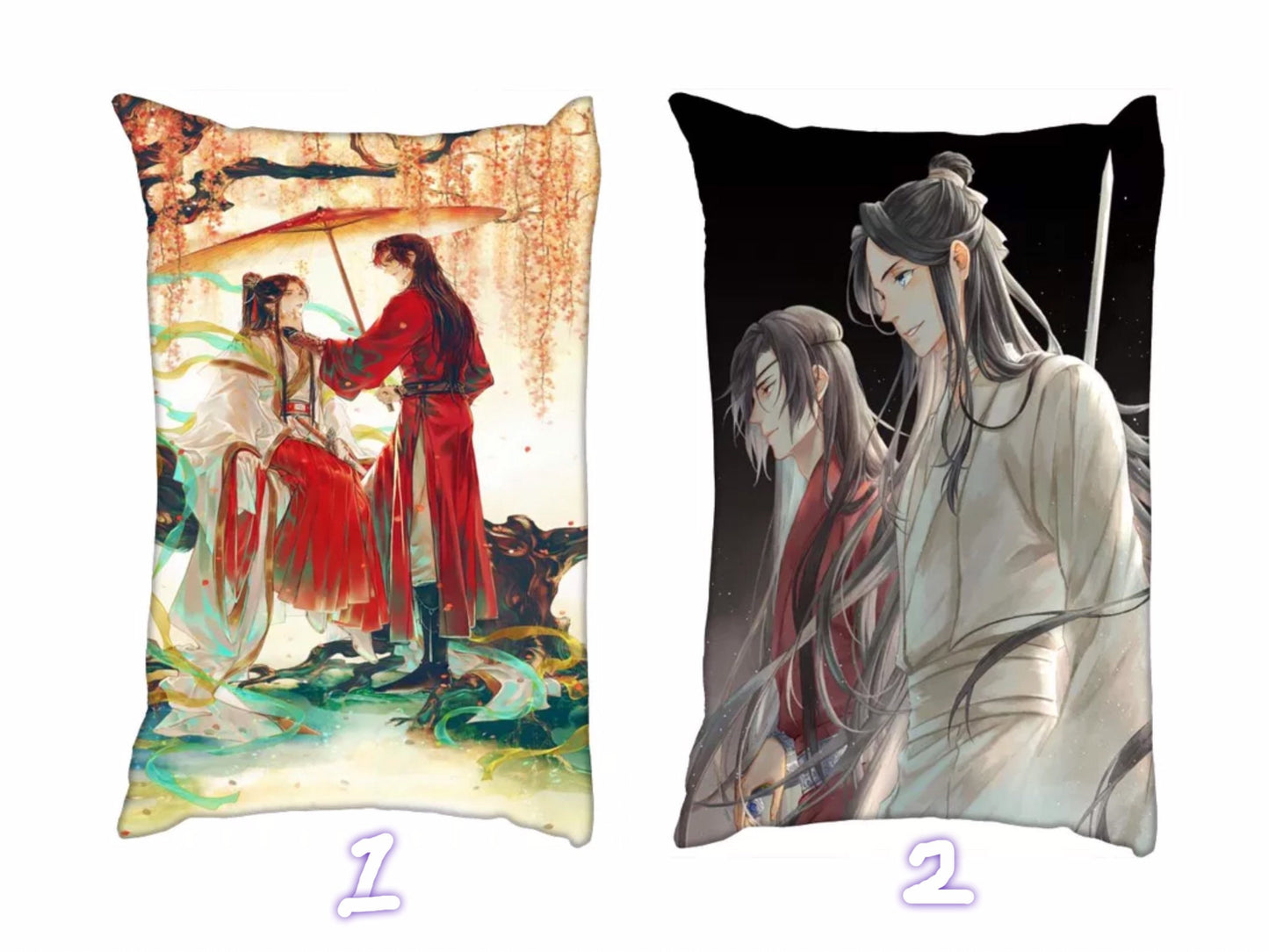 TGCF pillow case! fabric art prints BL anime gift Tian Guan Ci Fu Xie Lian Huacheng Heaven Official’s blessing custom pillow case C214